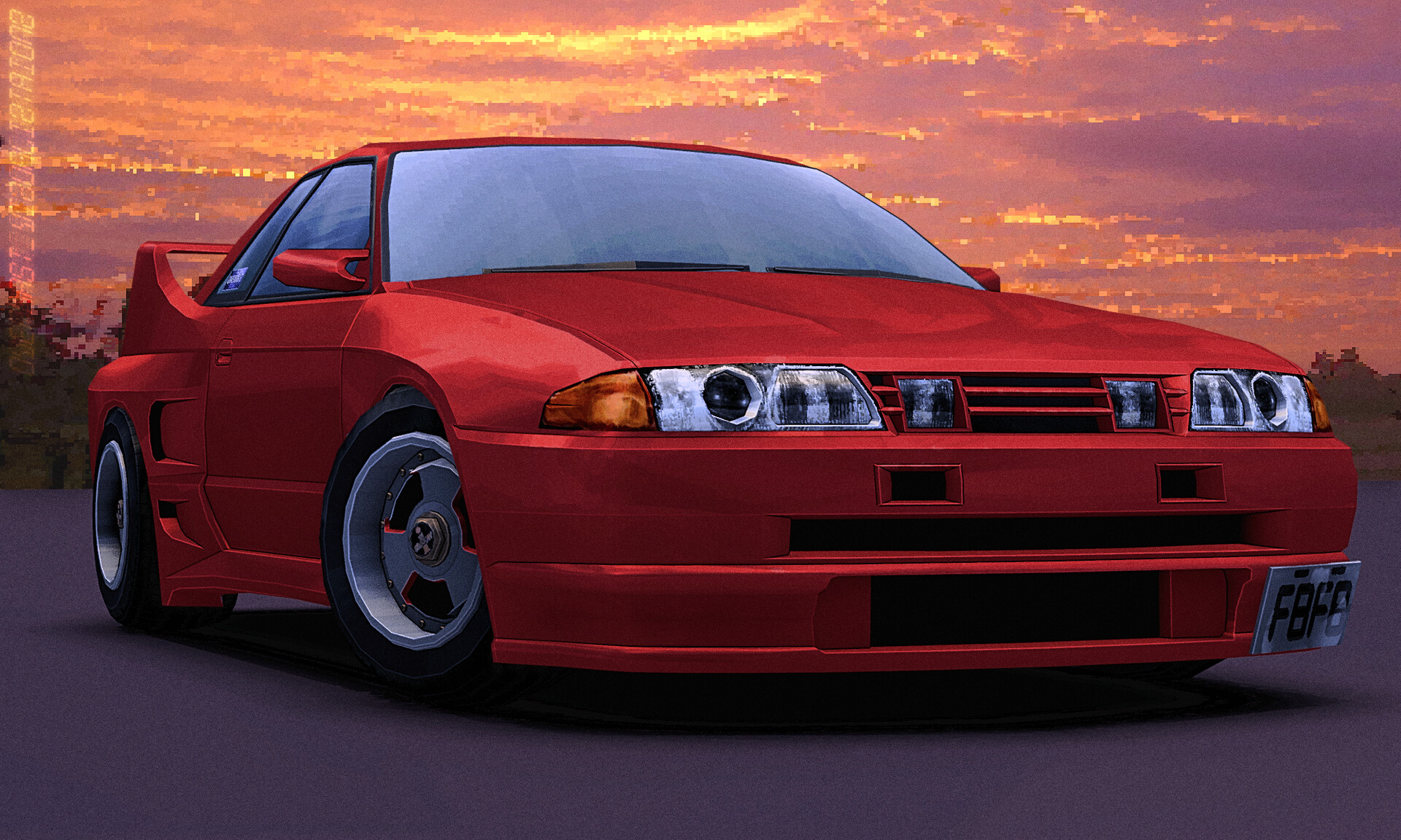 ArtStation - King Of The Streets | Nissan Skyline R32 GT-R (2/2)