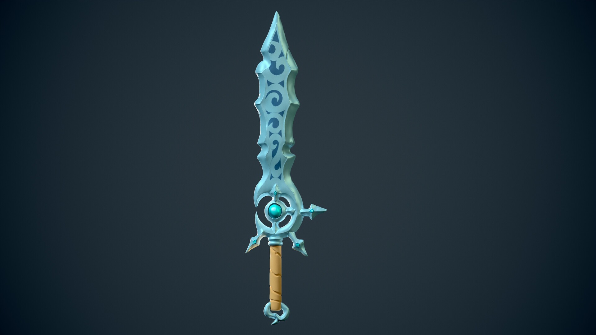 ArtStation - Fantasy sword sculpting