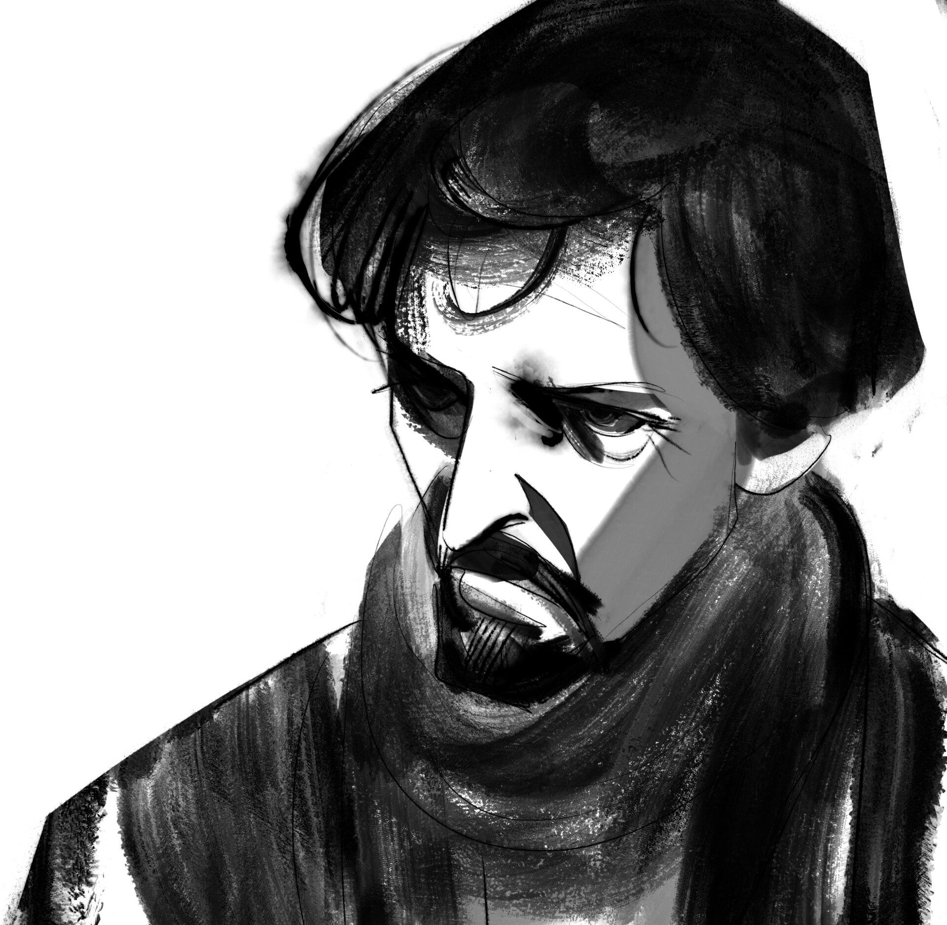 Speed painting portrait of 