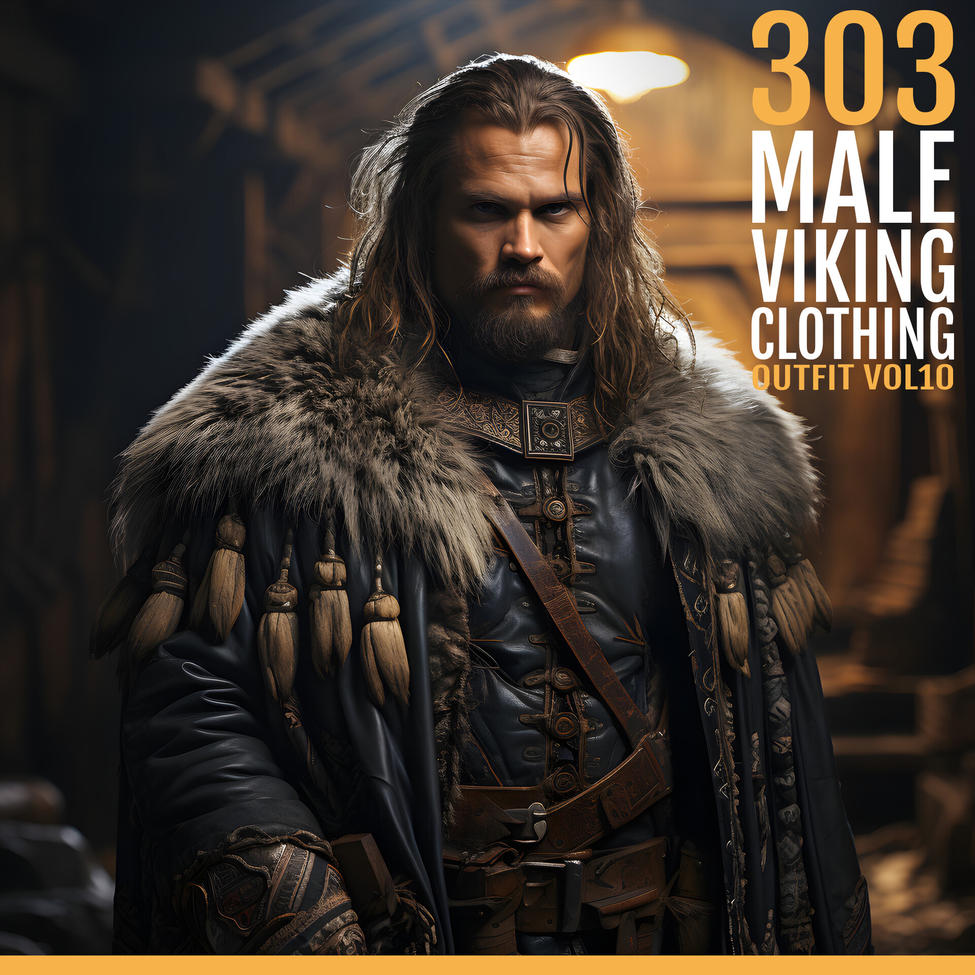 ArtStation - 303 Male Viking Clothing VOL10