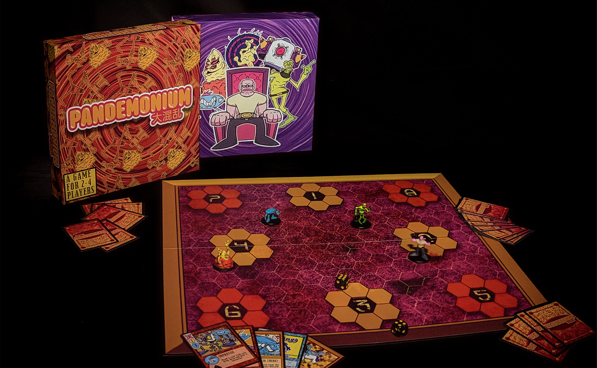 ArtStation Pandemonium Prototype Board Game