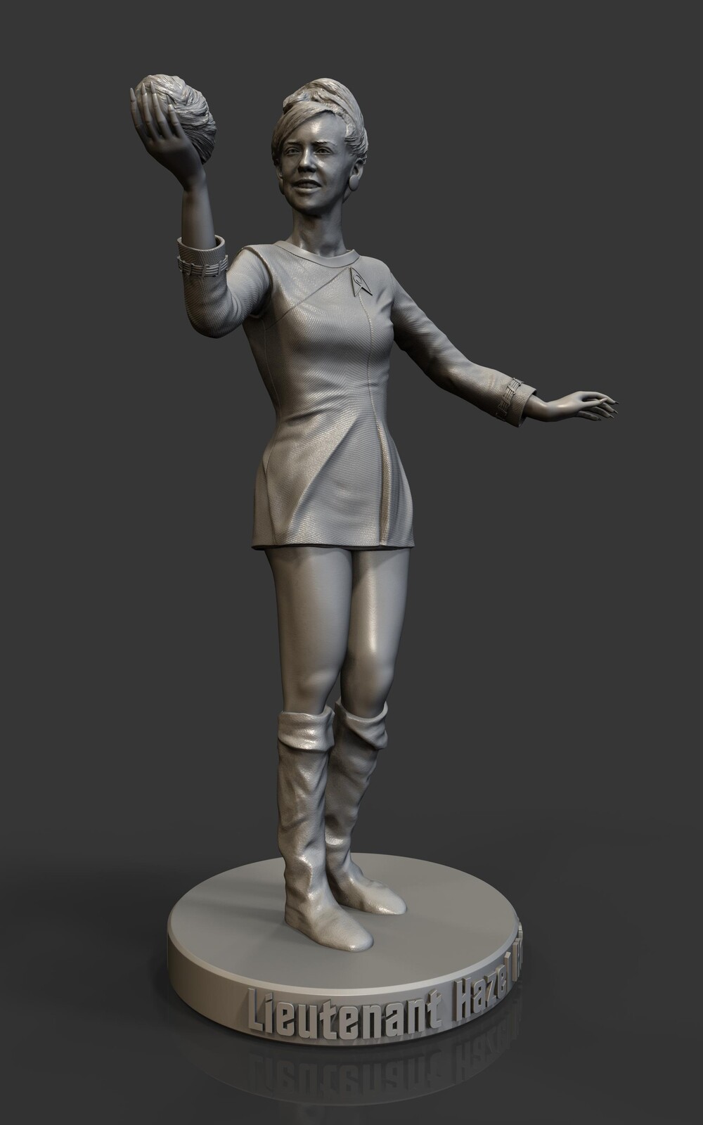 Portrait of a friend for 3D Printing