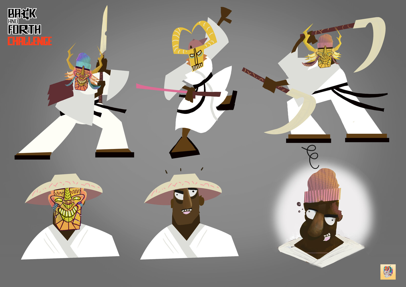 Augustin Daïdé BACK AND FORTH Martial arts expert? ARSTATION CHALLENGE