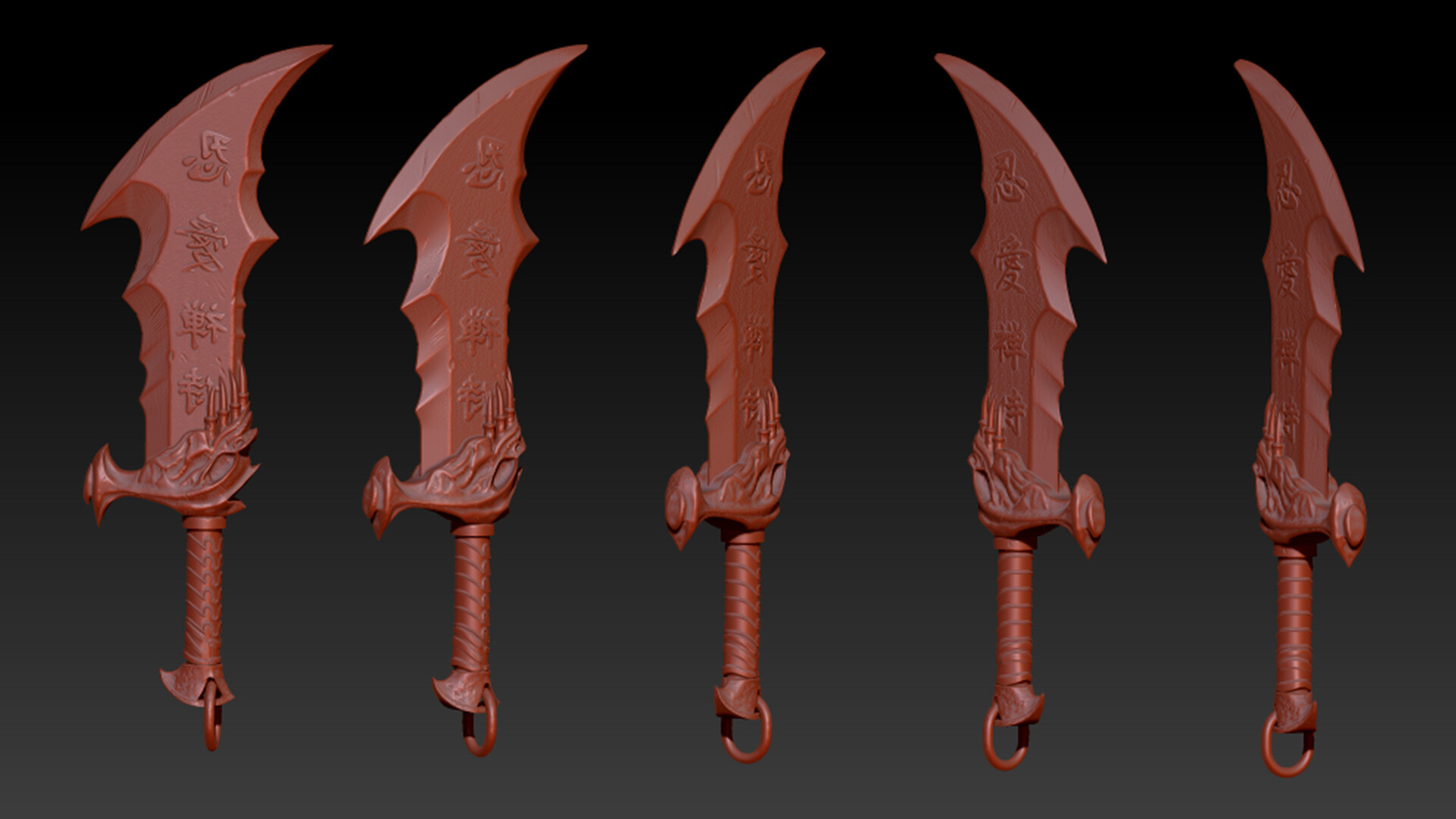 ArtStation - blade of olympus from god of war 2 modeling and hand