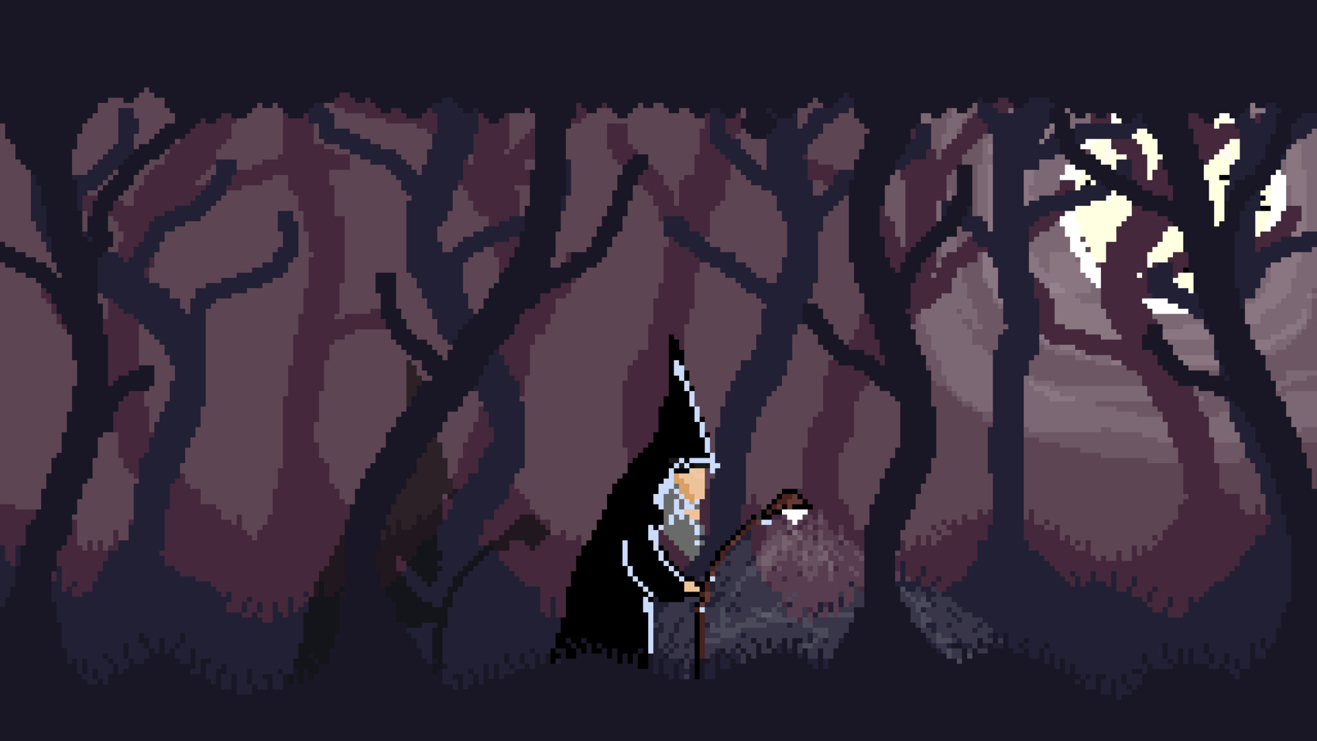 ArtStation Pixel Art Practice Wizard In The Woods artstation-pixel-art-practice-wizard-in-the-woods