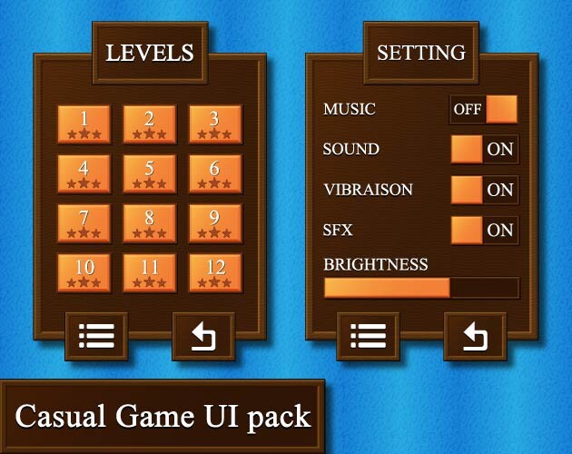 ArtStation - Casual Game UI pack+ 170 icon + Free version