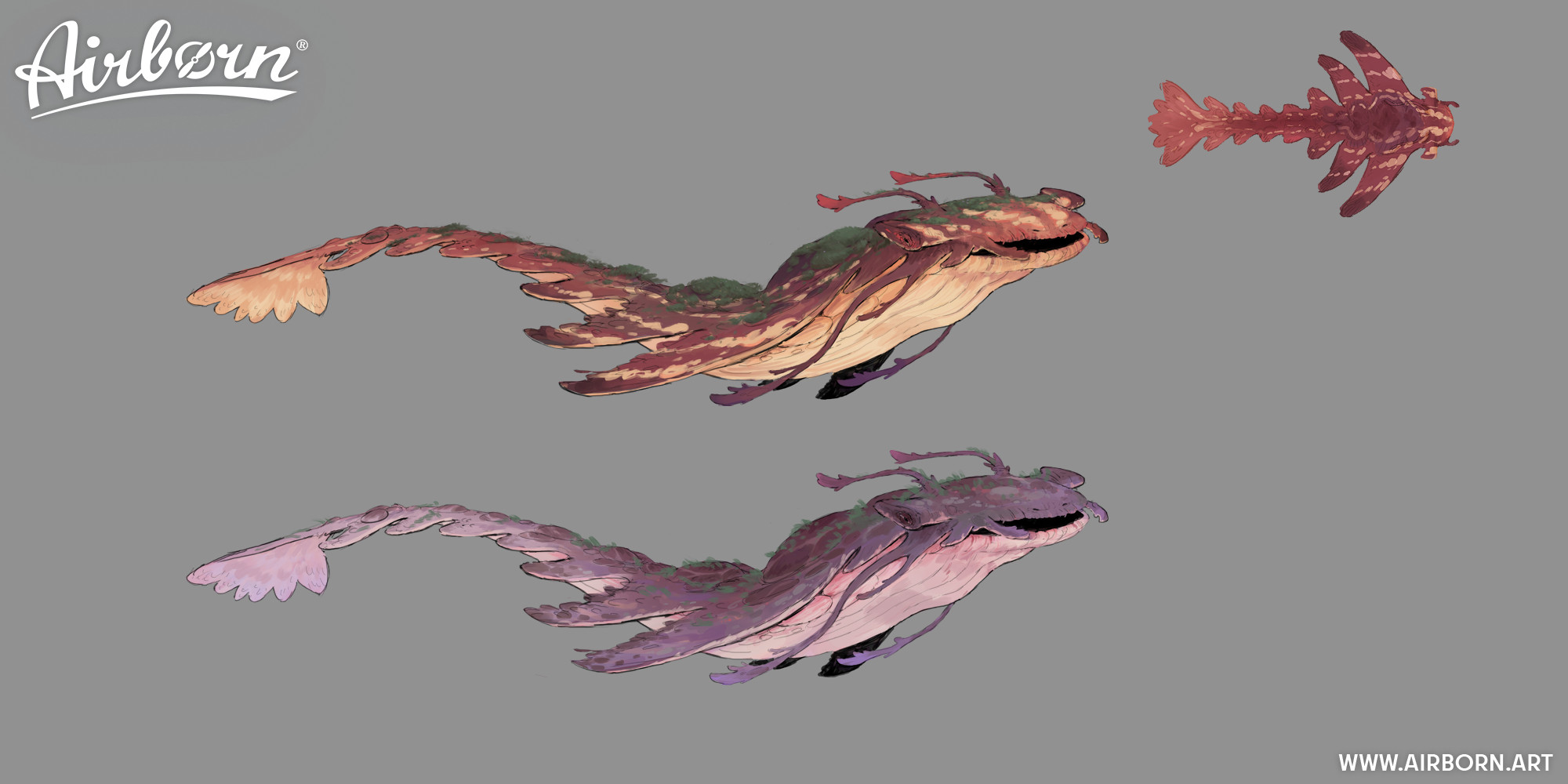 Giant Airwhale Concept by Ilka Hesche