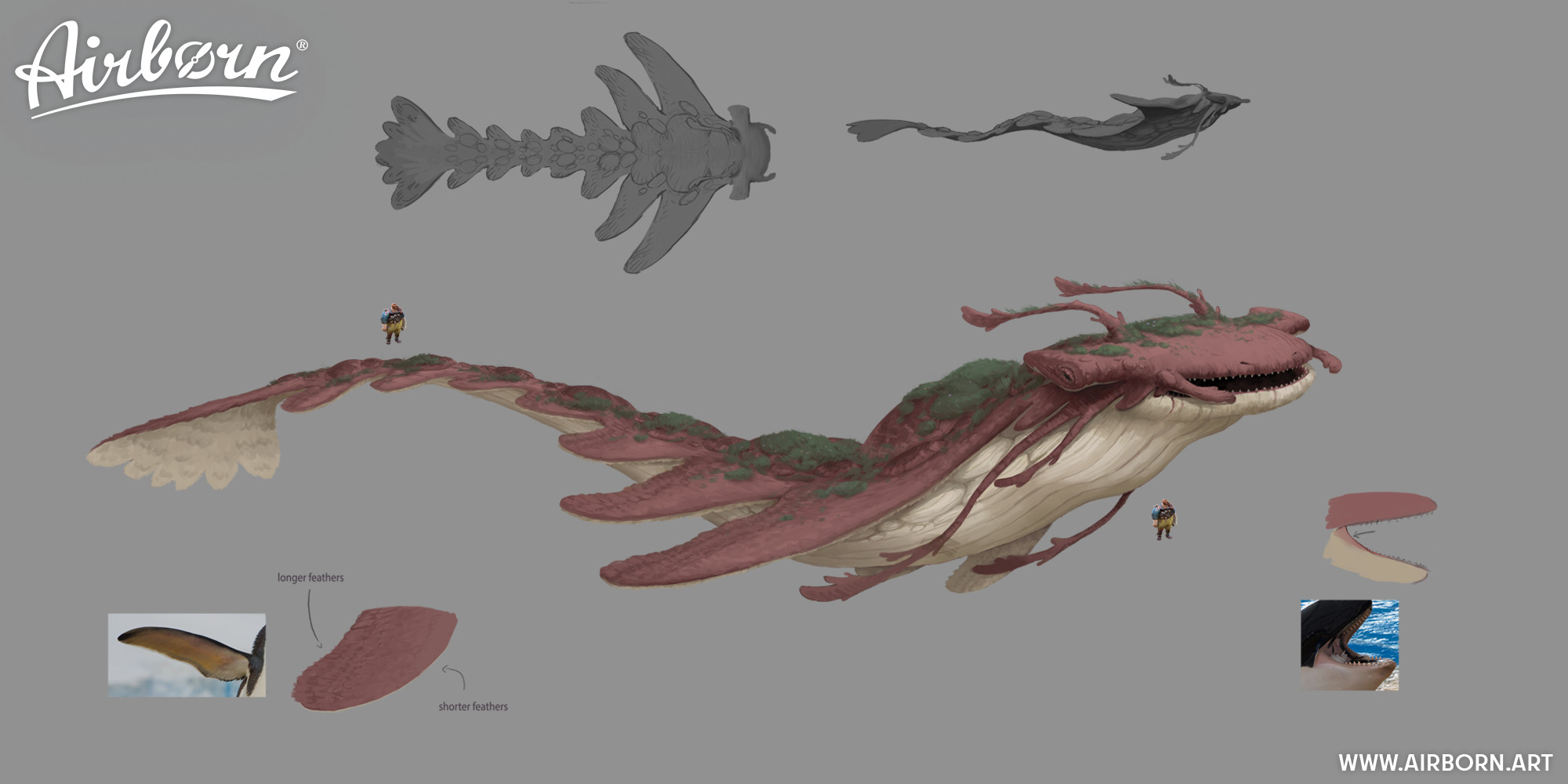 Giant Airwhale Final Concept by Ilka Hesche