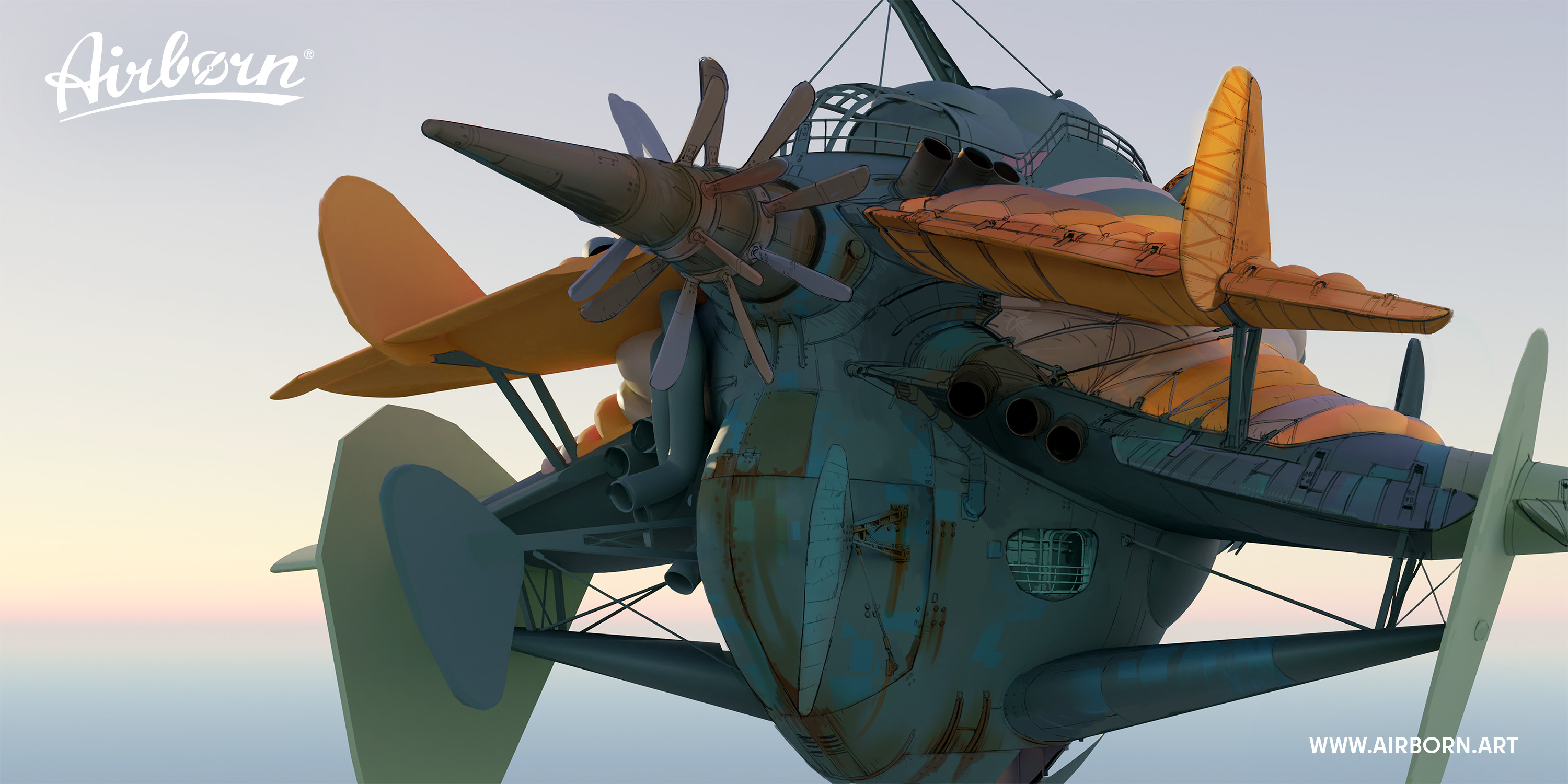 Pirate Ship Rear End Concept by Johannes Figlhuber