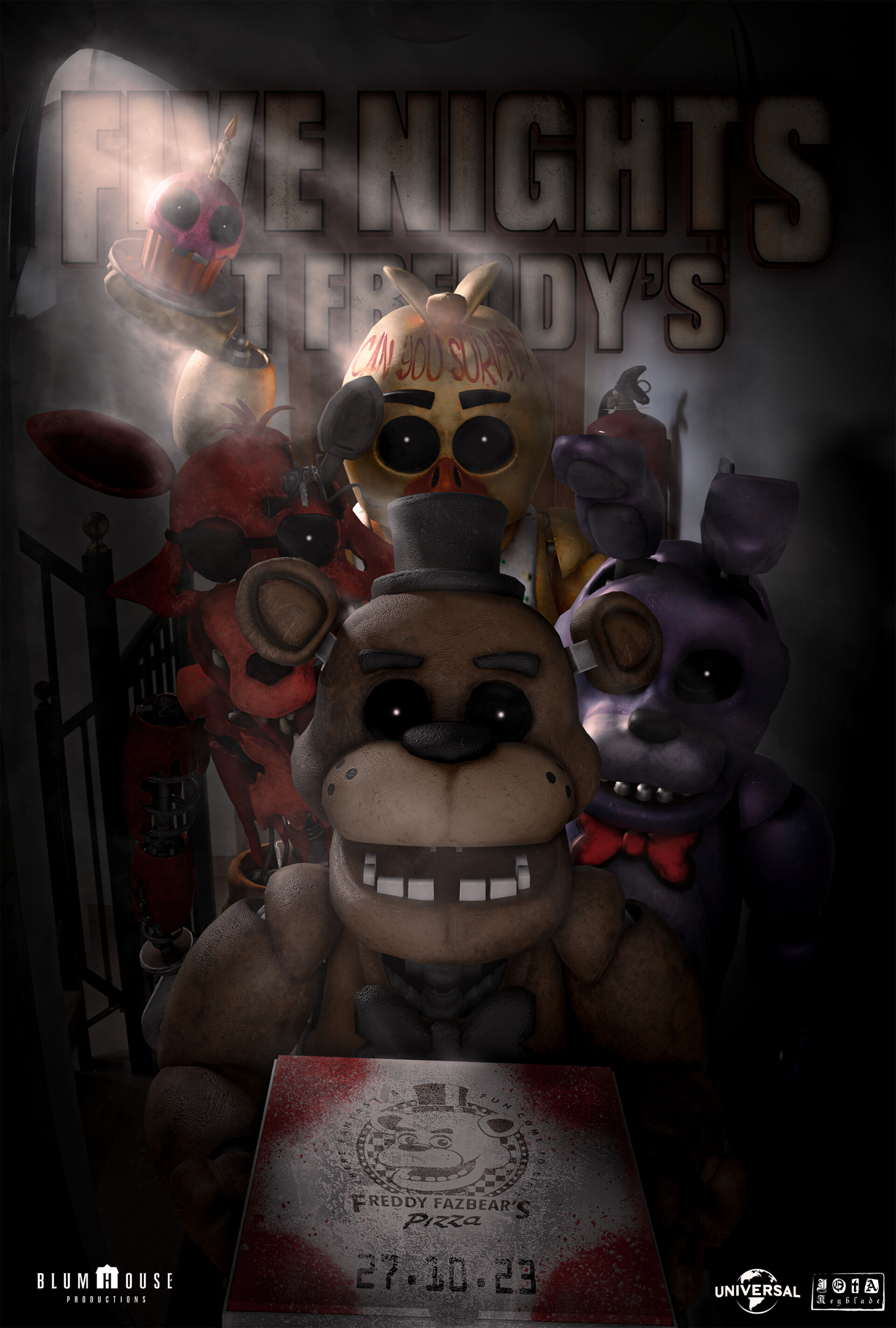 ArtStation - Five Nights At Freddy's Fanmade Movie Poster