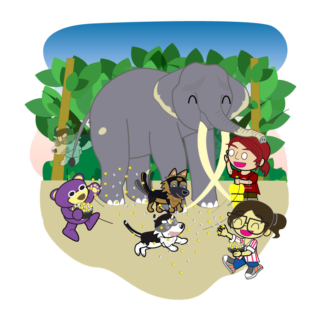 ArtStation - Elephant party