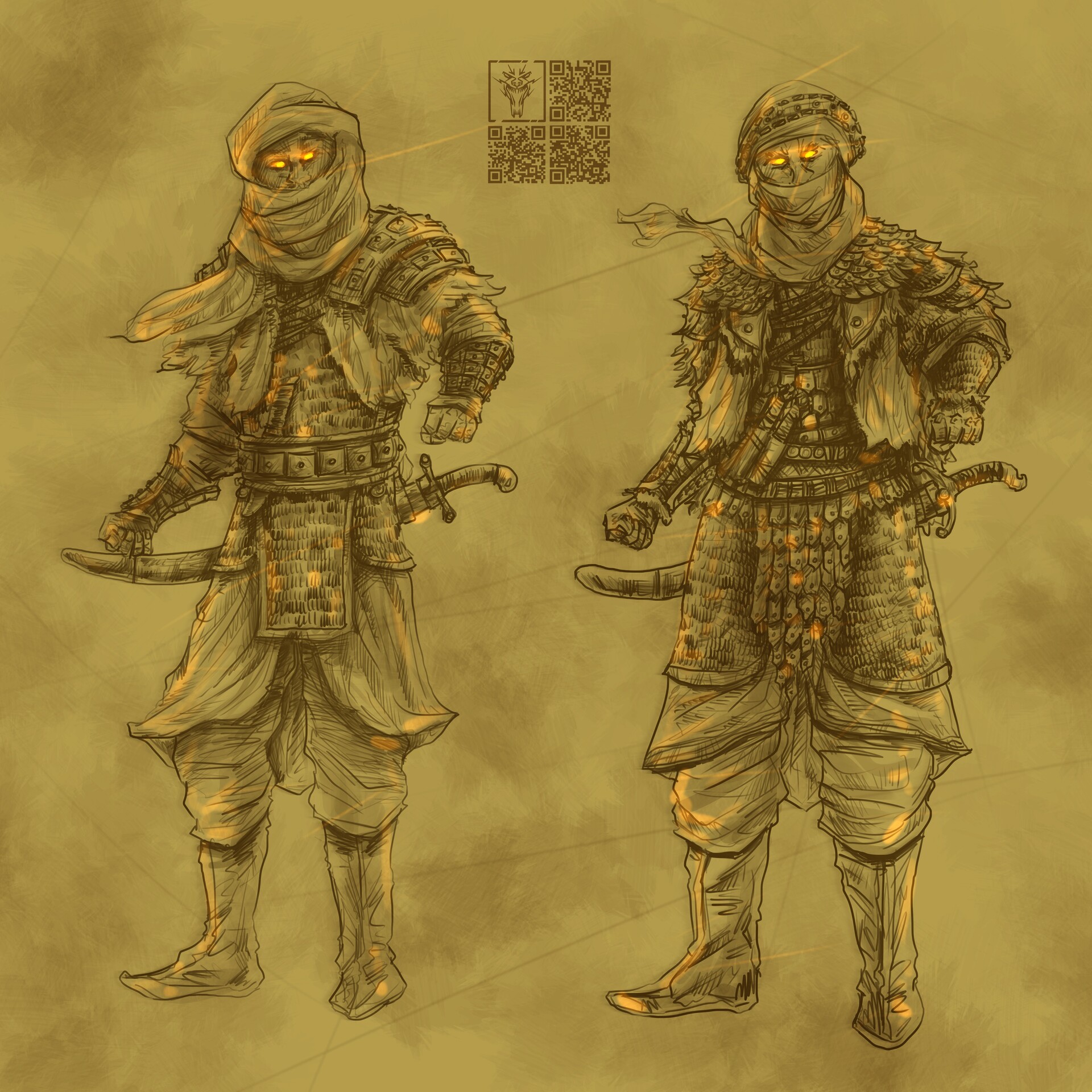 ArtStation - Desert Warrior