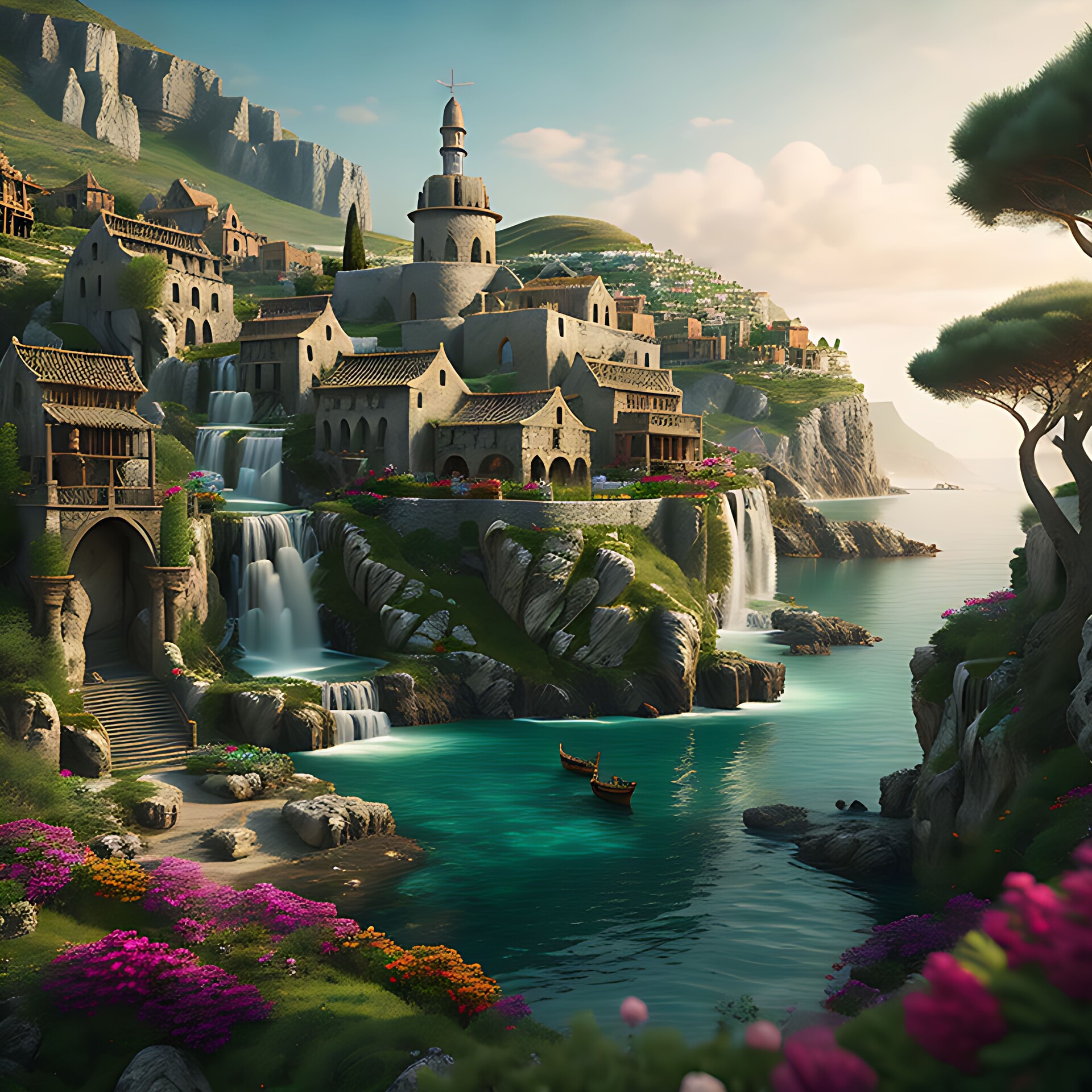 ArtStation - Coastal Haven 