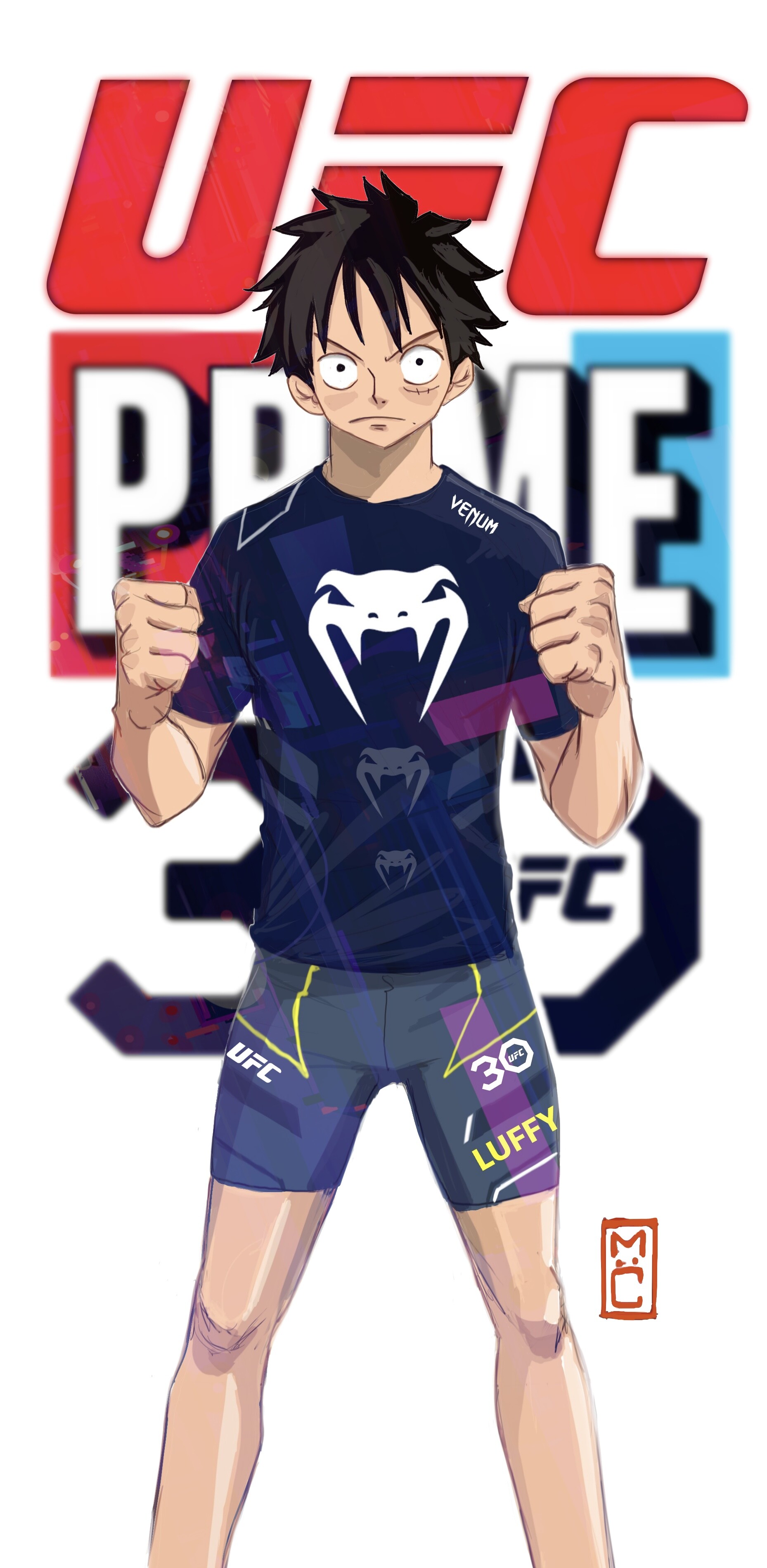 ArtStation LUFFY ONE PIECE UFC