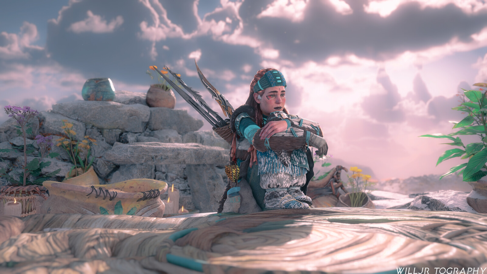 " I promise to look after them" Aloy