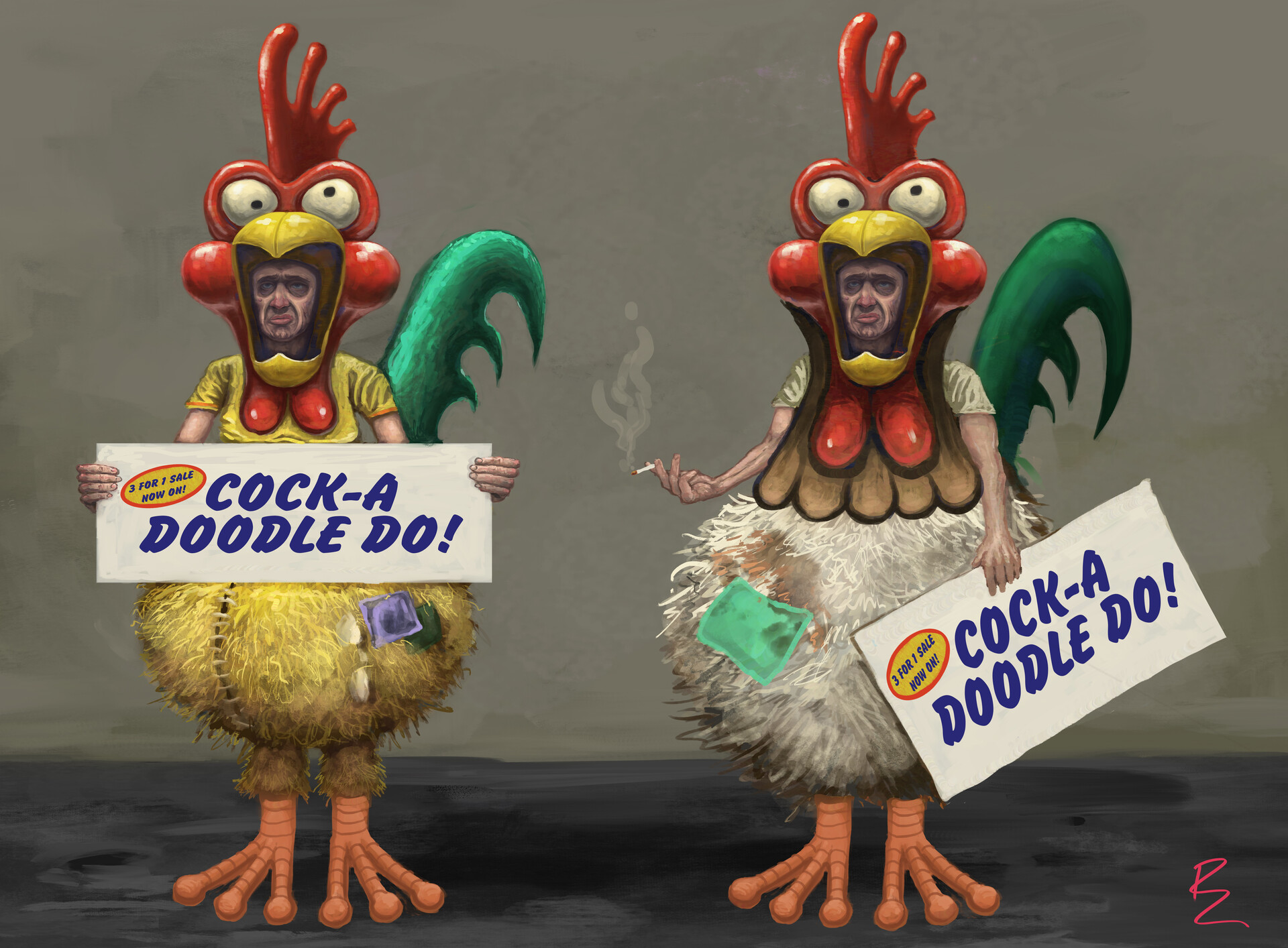 ArtStation - Chicken Mascot