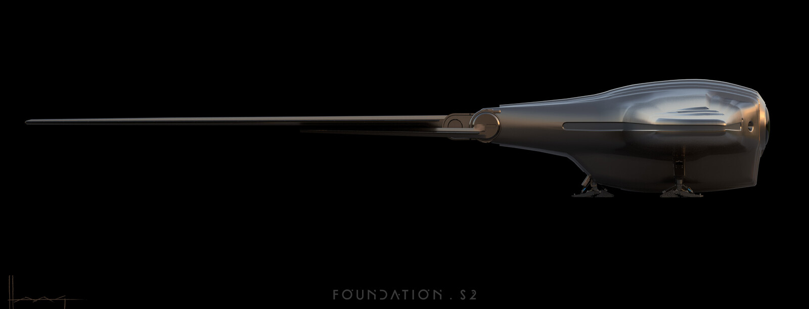 Cloudship Shuttle Design . Foundation Season 2