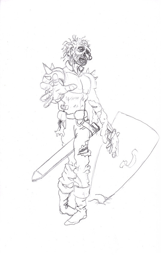 Zombie Warrior Concept