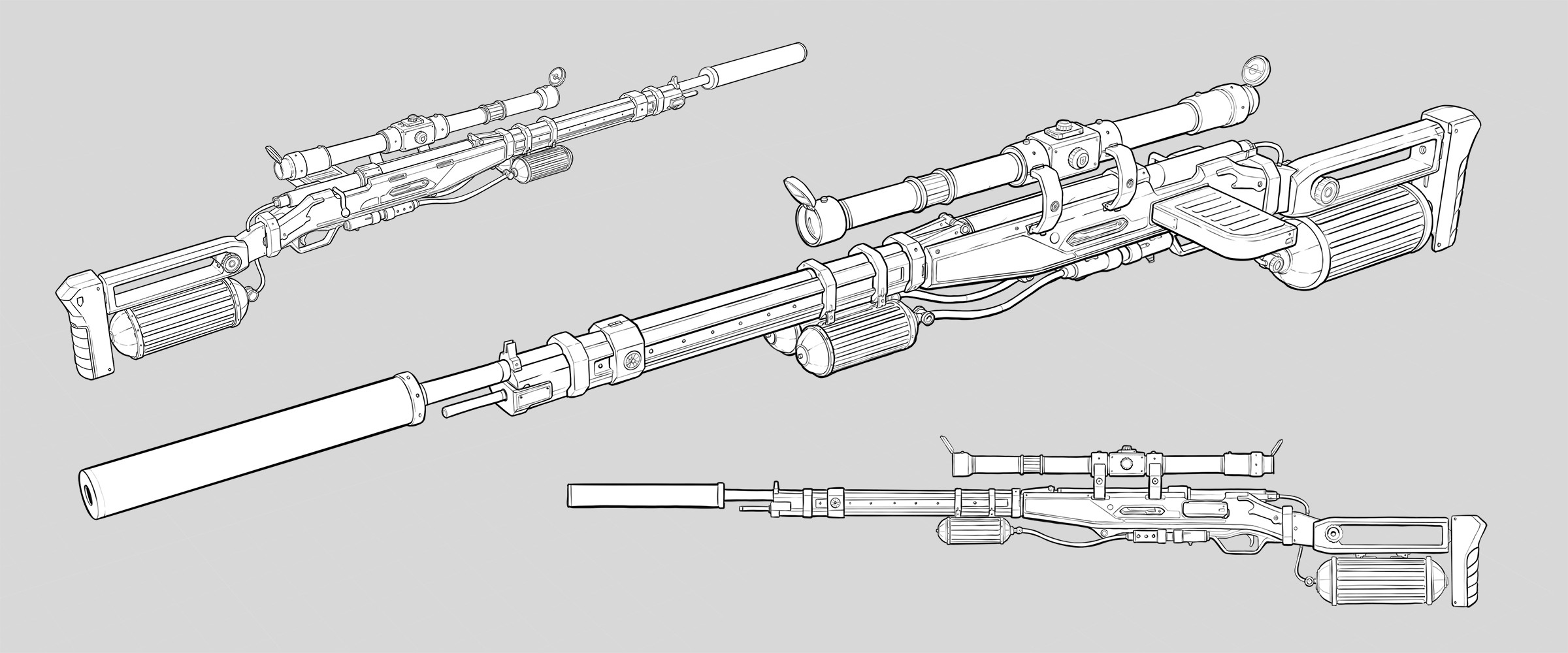 Paulski - Steampunk Sniper Rifle