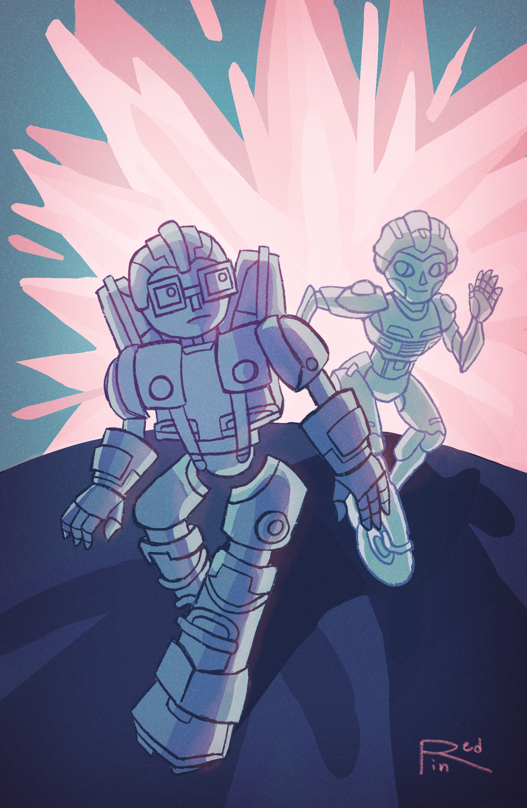 ArtStation Wheeljack and Arcee