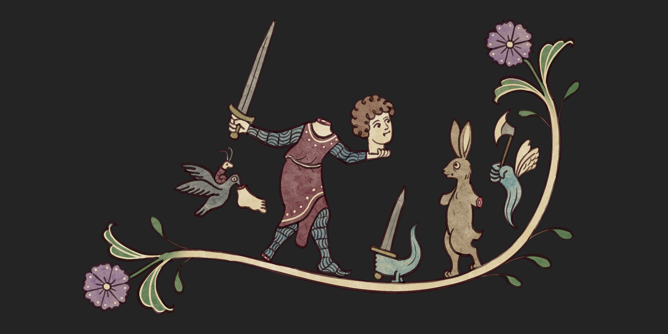 Florian Varzi - DoA - Marginalia style Iconography