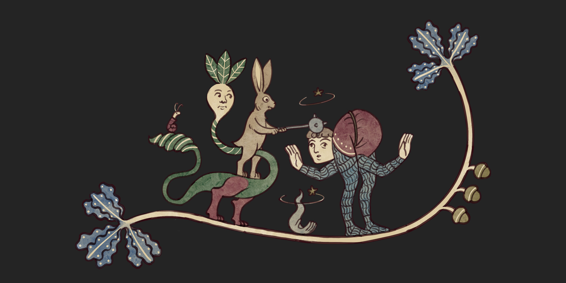 Florian Varzi - DoA - Marginalia style Iconography