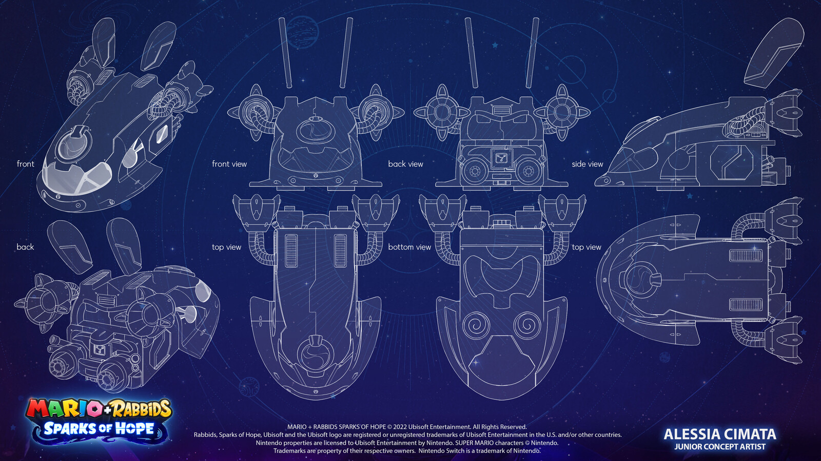 blue print - model sheet