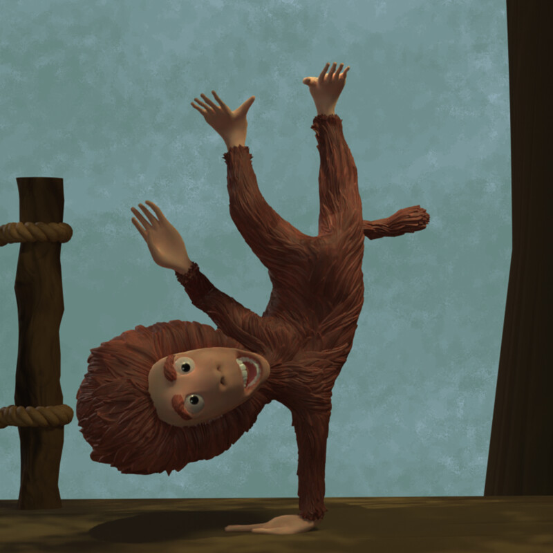 Stylized Monkey