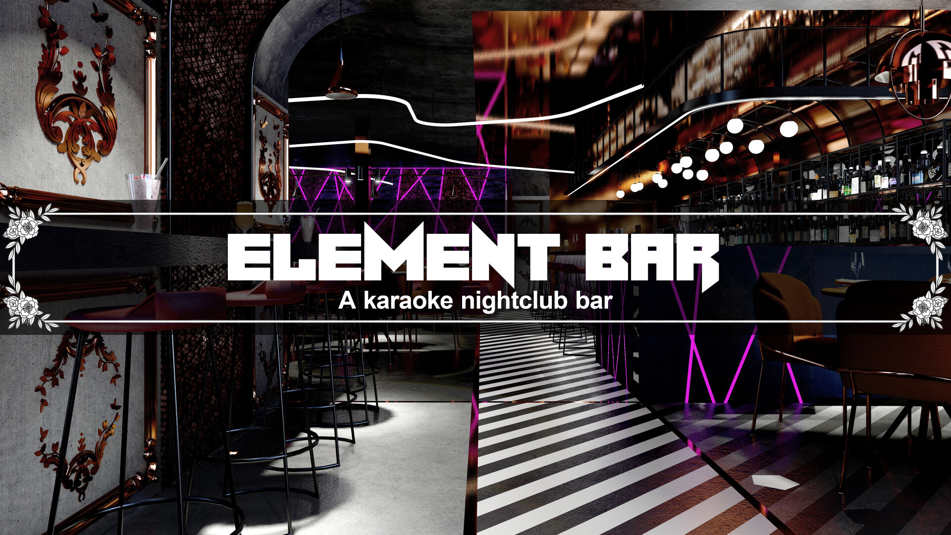 ArtStation Element karaoke bar interior design and