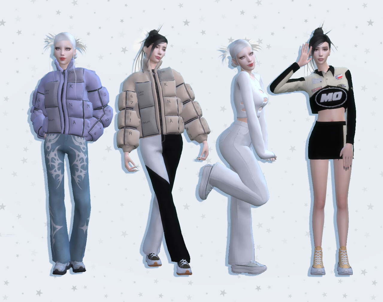 Sims 4 CC Fashion Preview — Casual Wear