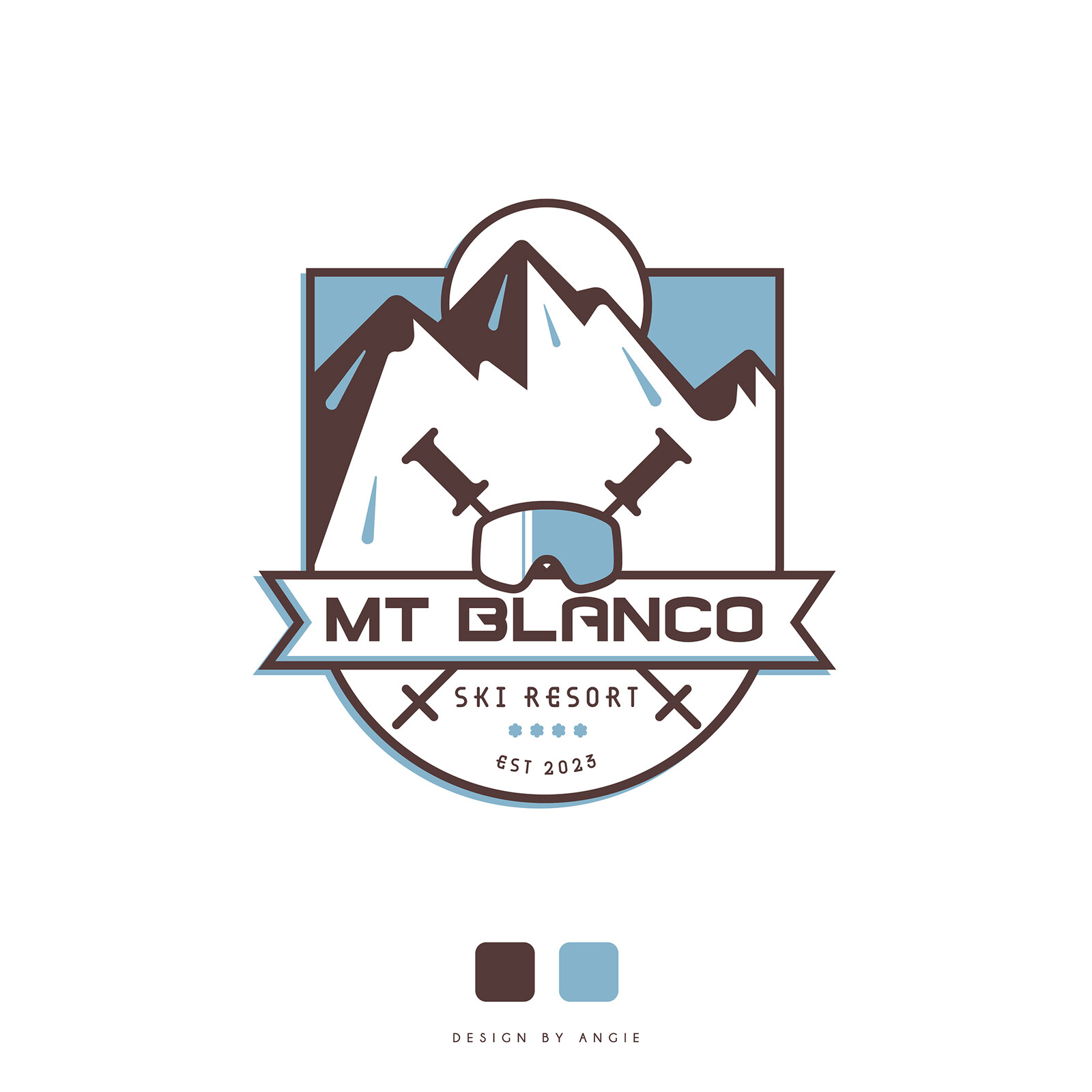 Mt Blanco badge logo.