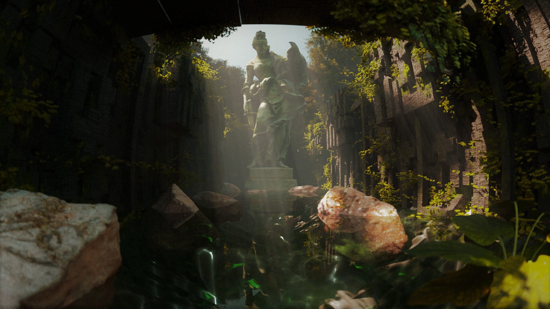 ArtStation Lost Statue