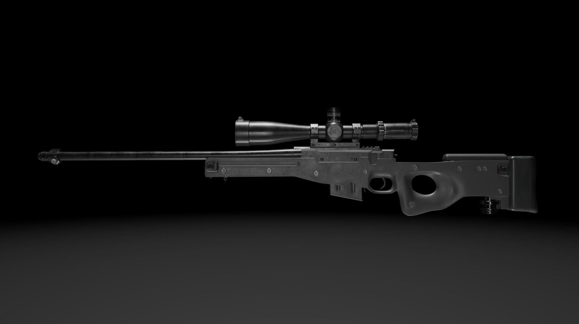 ArtStation - L118A Sniper Rifle - High Resolution Model