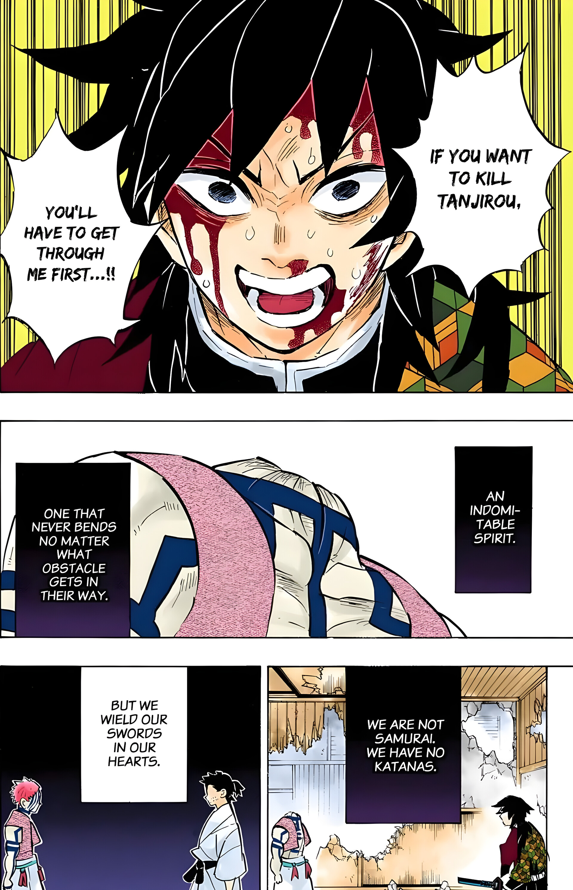 ArtStation Demon Slayer Colored Manga Panels