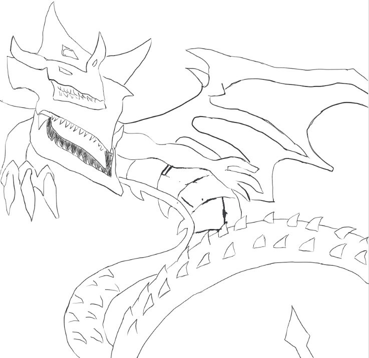 slifer the sky dragon coloring pages