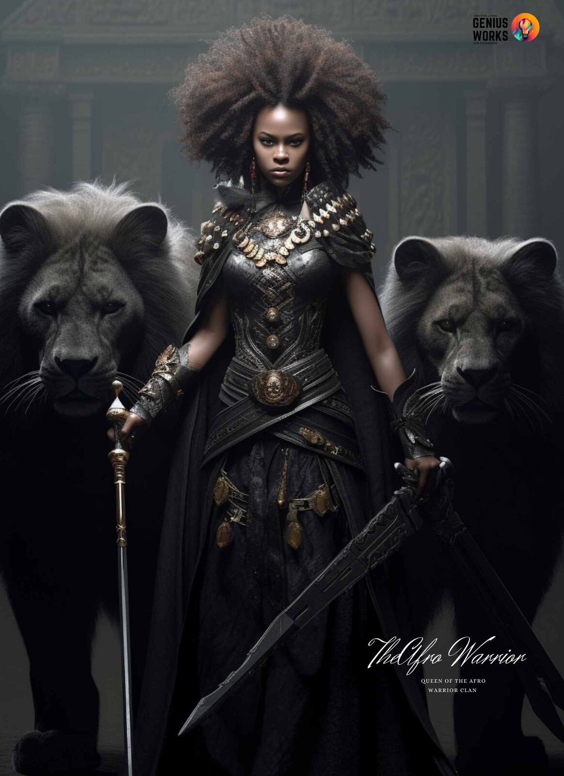 The Afro Warrior Queen