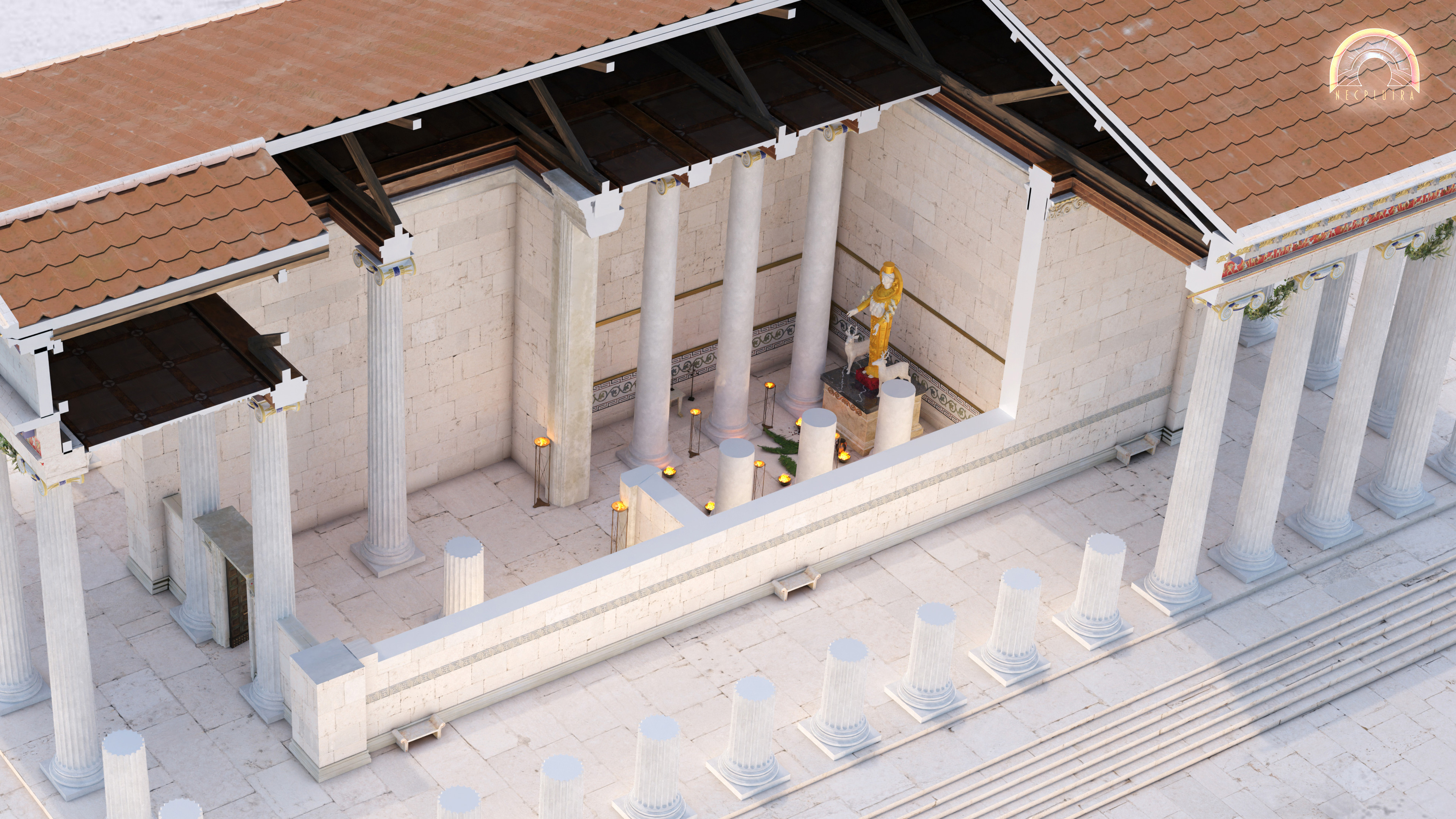 Digital Reconstruction of Temple of Artemis  Leukophyrene