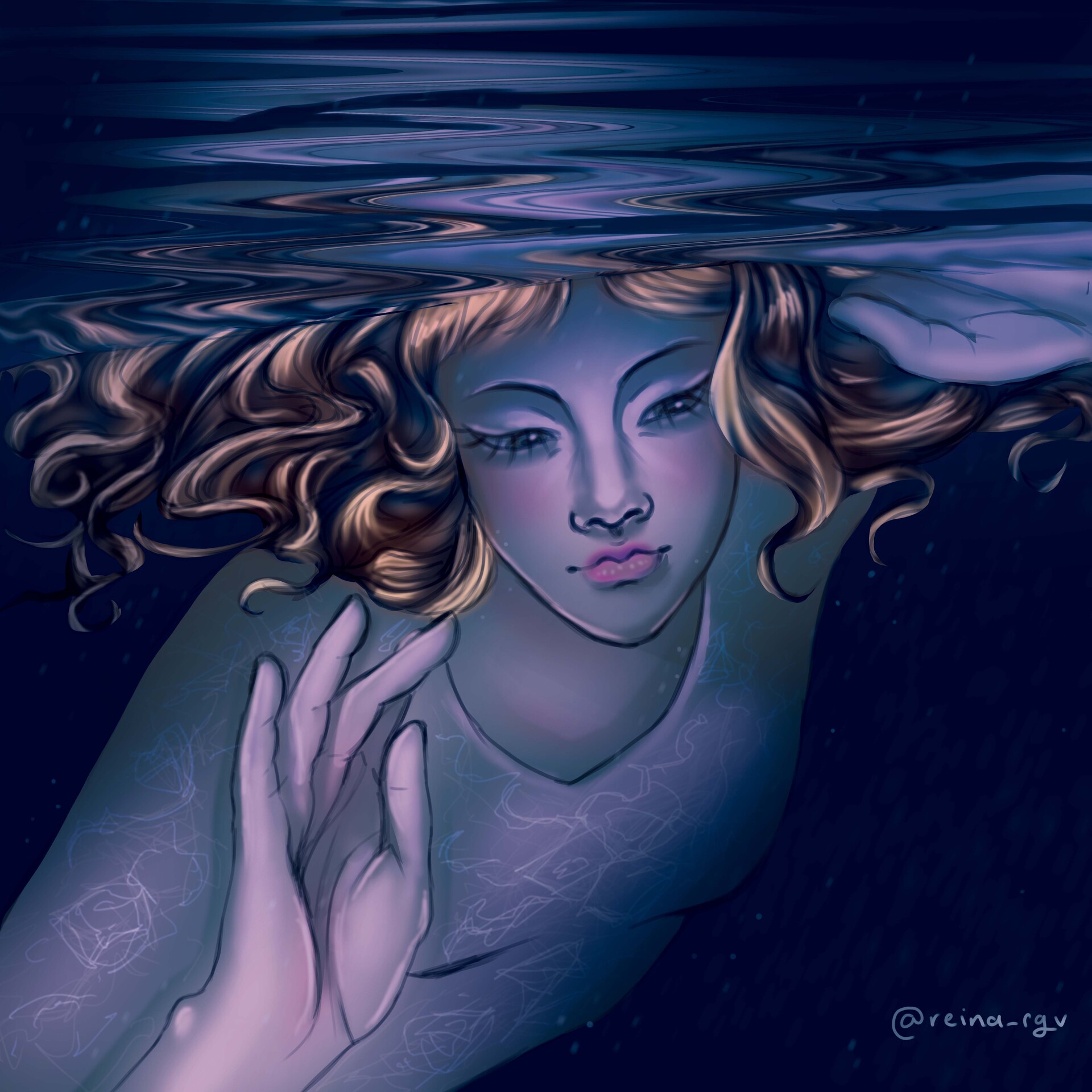 ArtStation - Girl Underwater