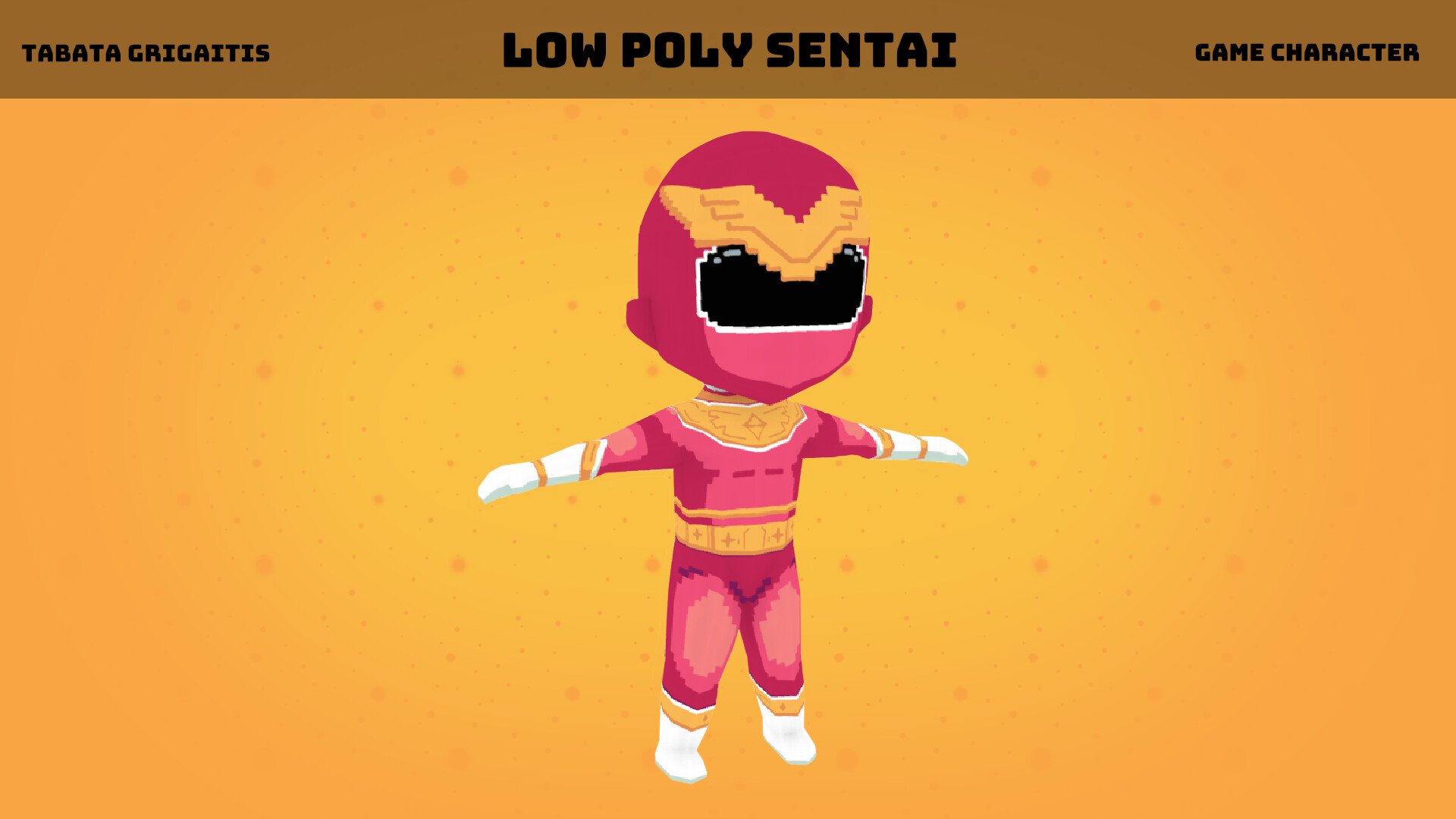 ArtStation - Low Poly Sentai