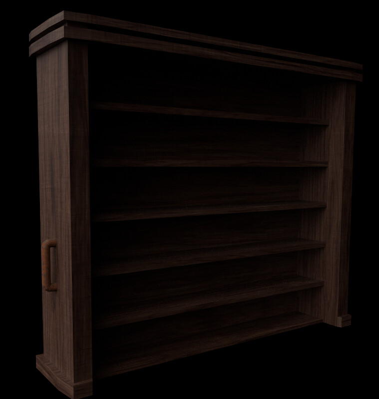 Shelf model render
