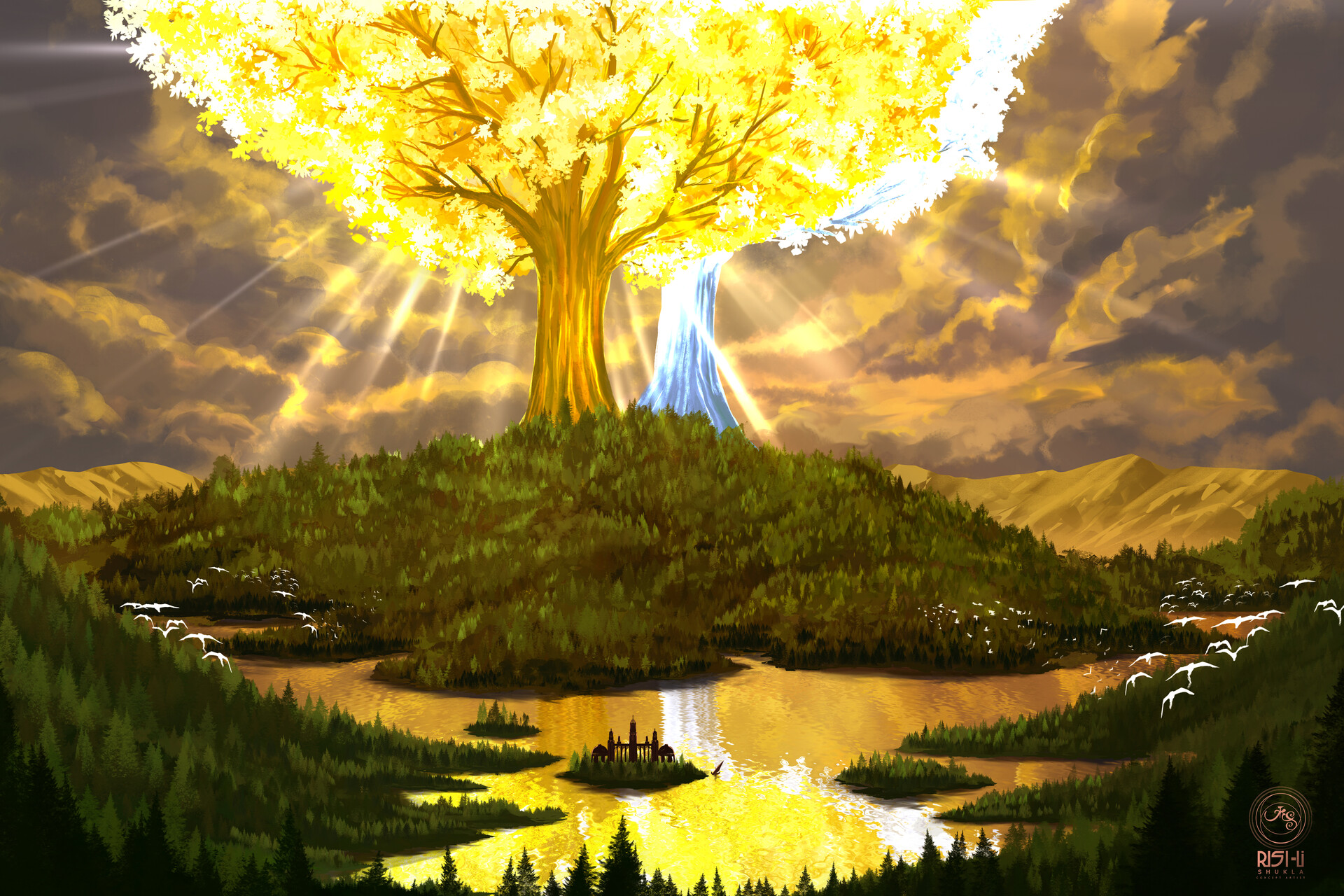 ArtStation - Valinor Laurelin