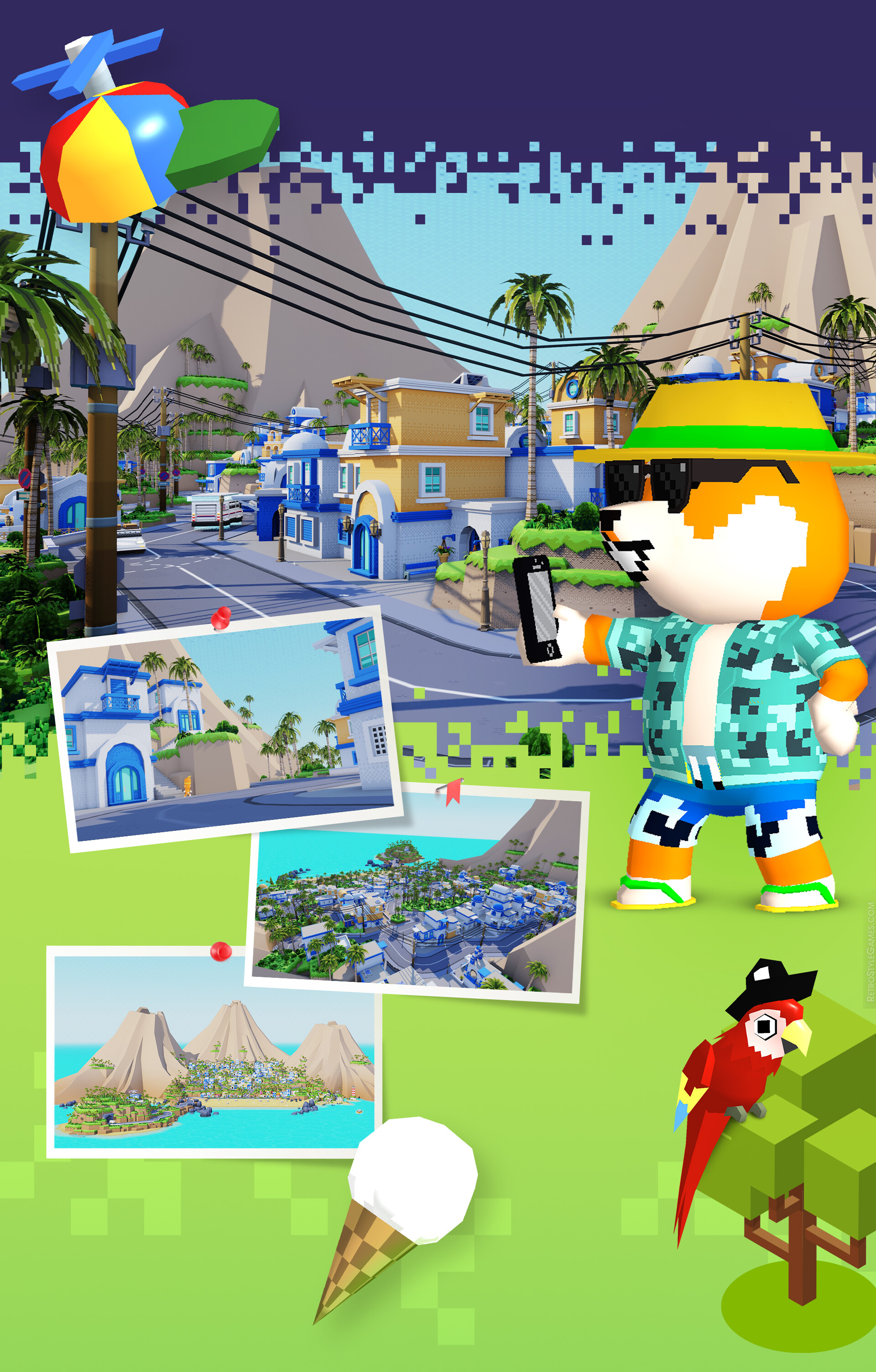 ArtStation - Crypto Mates – Pixel 3D League & Web3 Game Environment