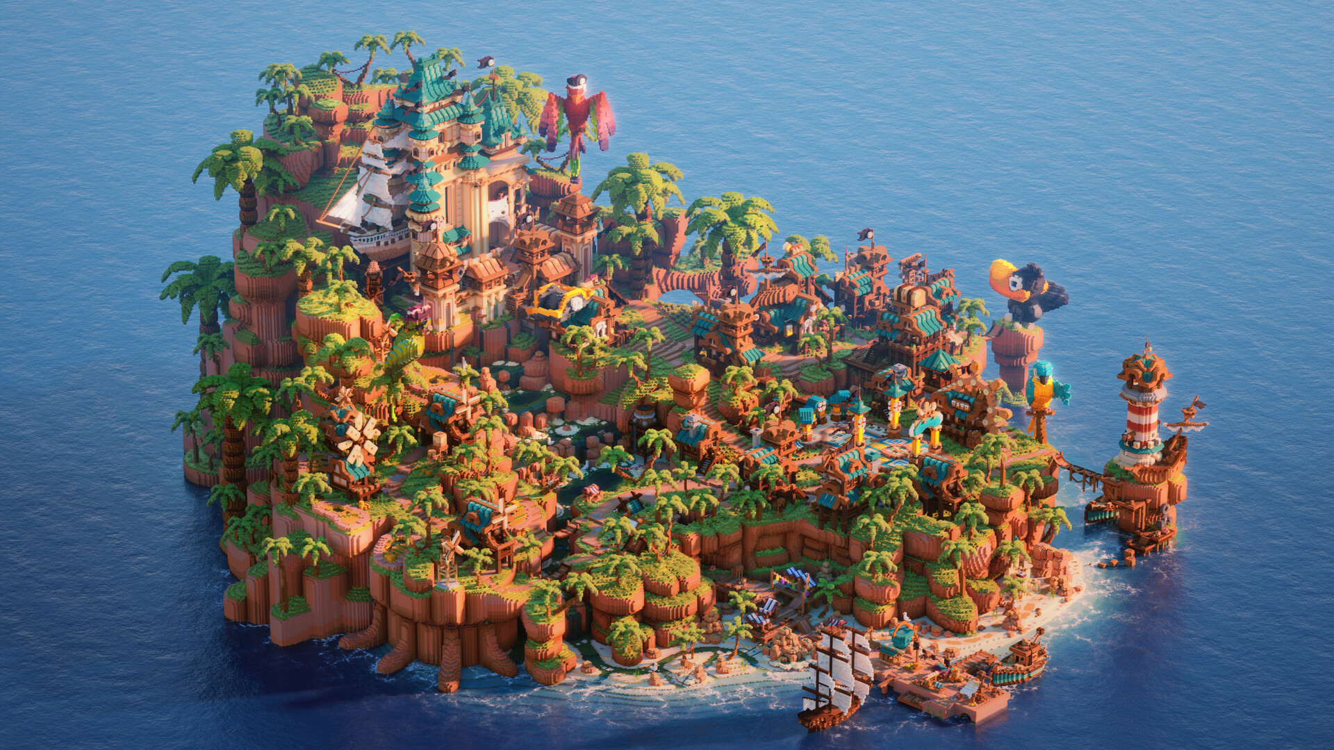 ArtStation - Pirate bay render