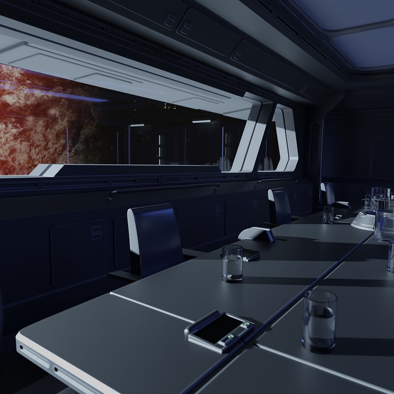 Sci-Fi Conference Room