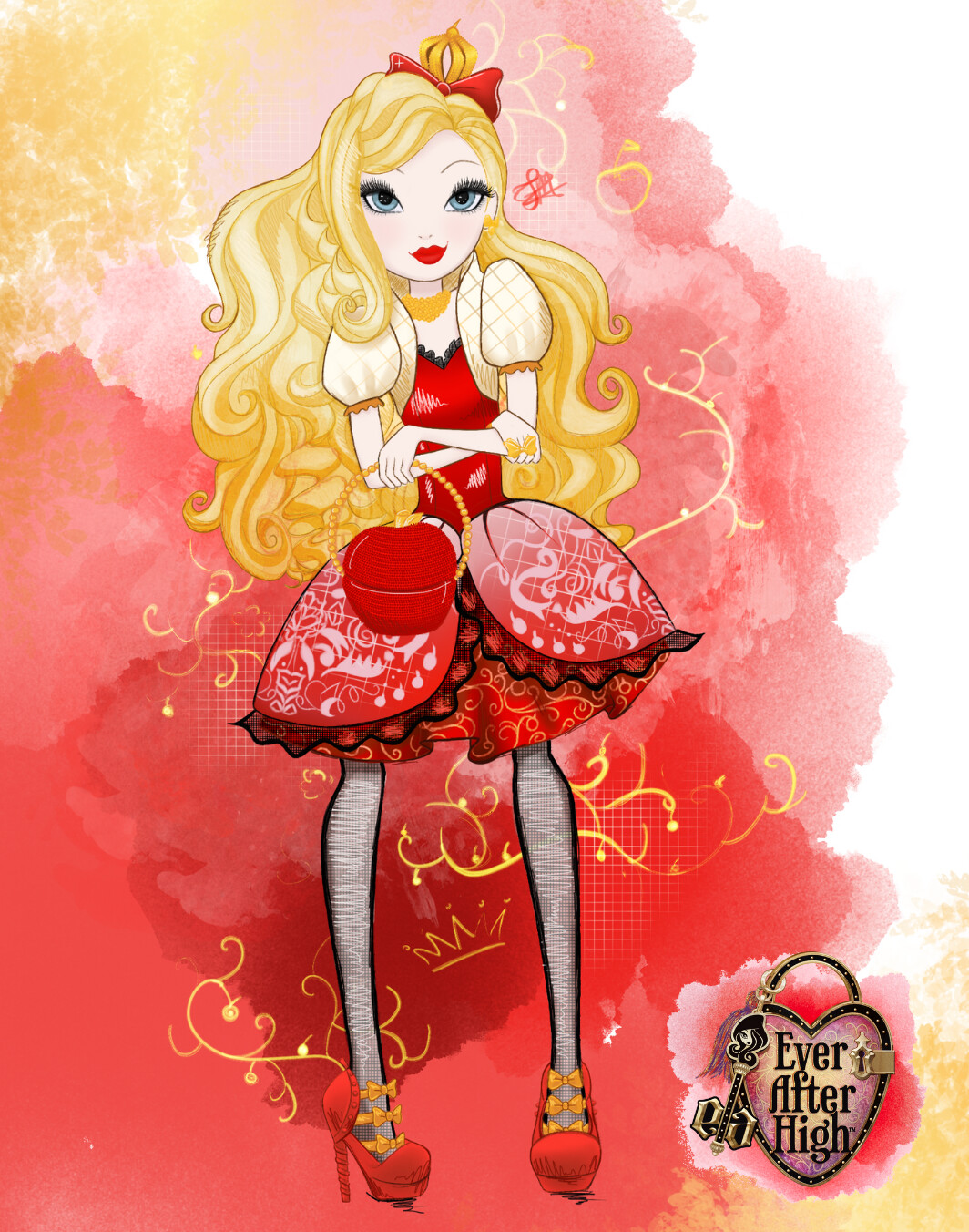 Ever After High Apple White Fan Art by Flávia Mikaella — ProUser.Me