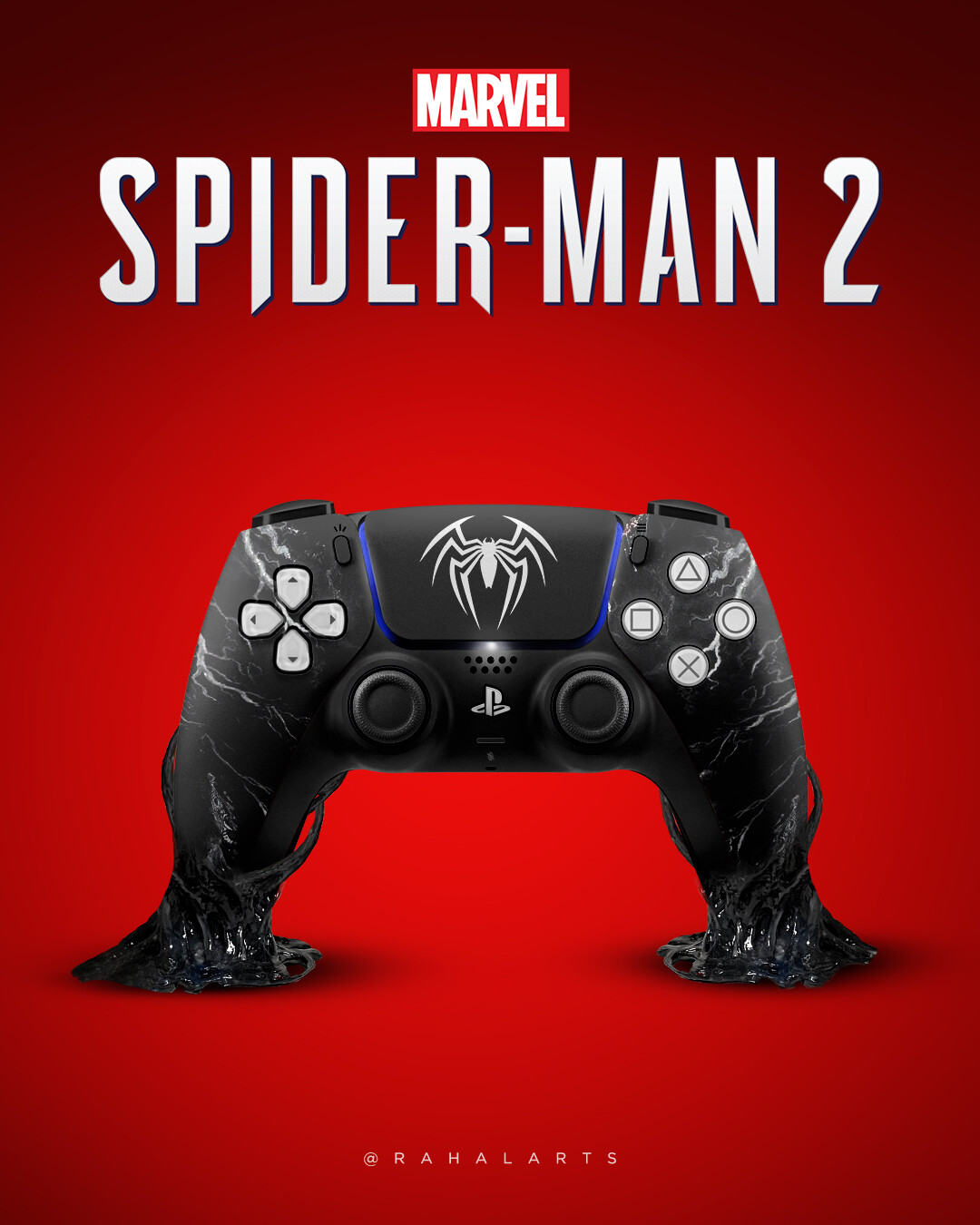 ArtStation - spider-man ps5 controller