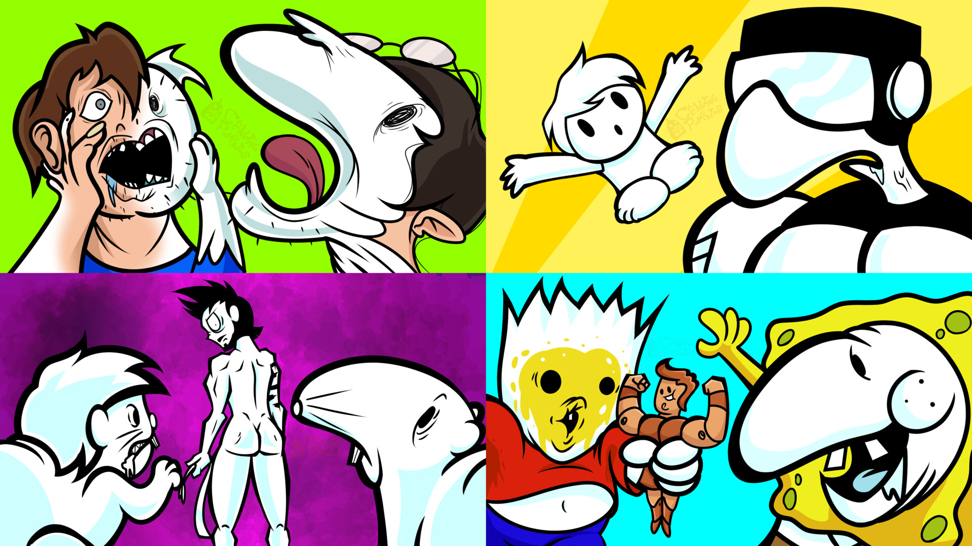 ArtStation OneyPlays FAKE Thumbnails