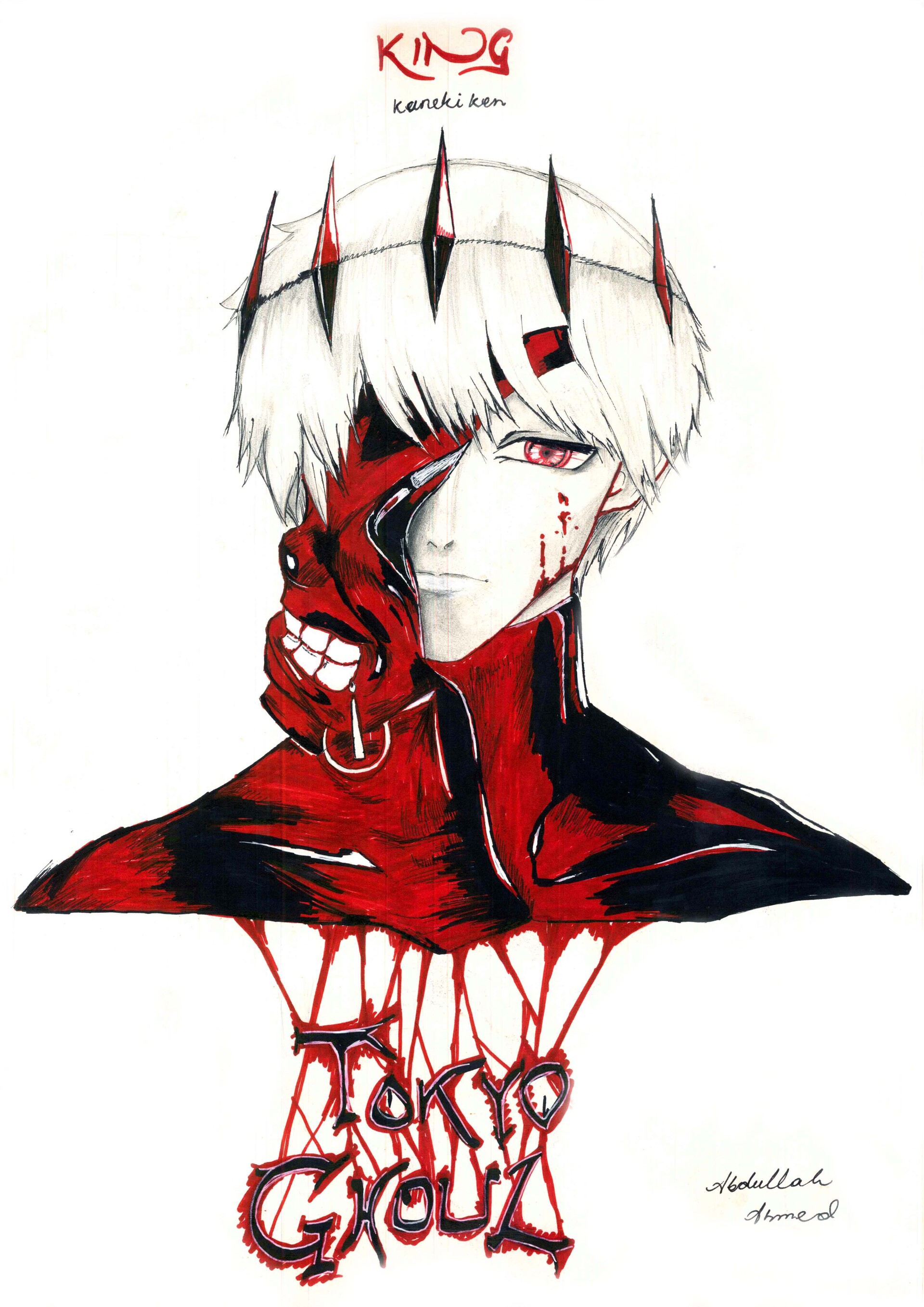 Tokyo Ghoul Coloring Pages  Print and Color  WONDER DAY  Coloring pages  for children and adults