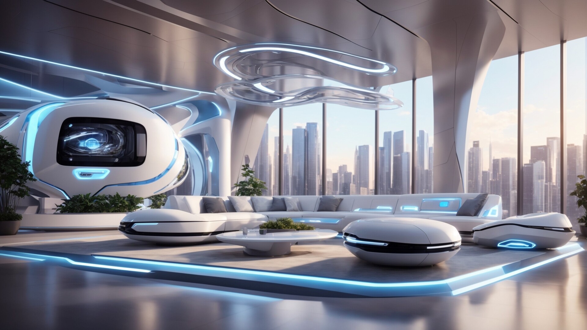 20 Futuristic Living Room Design Examples (All Color Concepts) - Home  Stratosphere