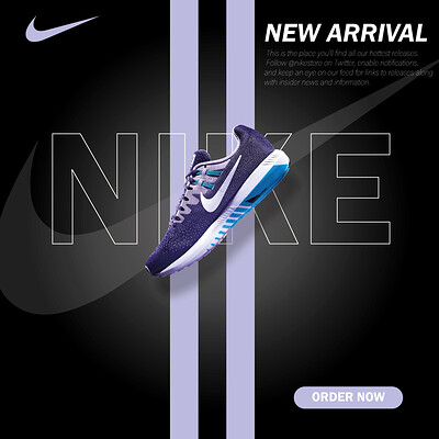 ArtStation Nike New Arrival Poster